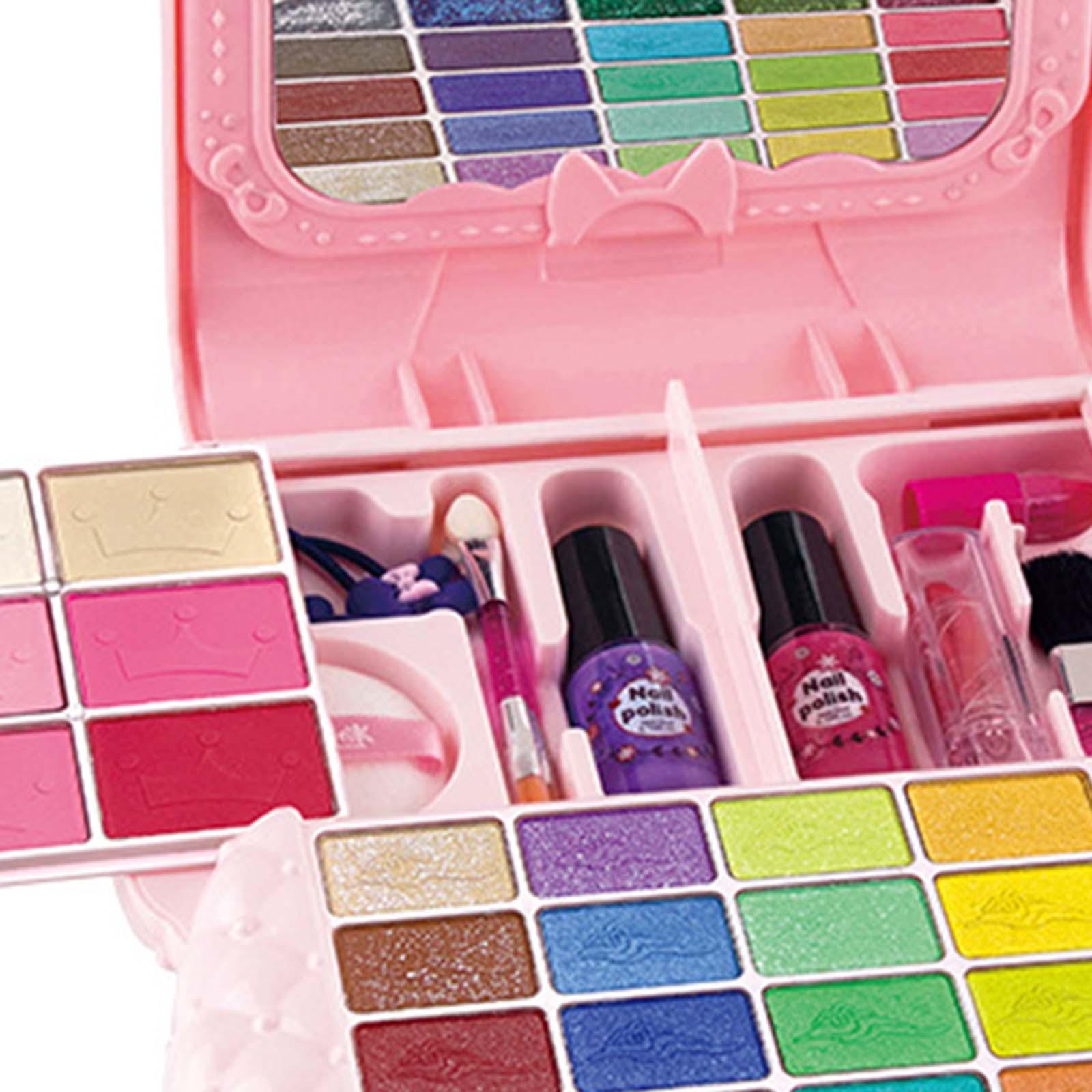 Washable Pretend Play Makeup B - Beauty Makeup Vanity Set ulasan dan harga