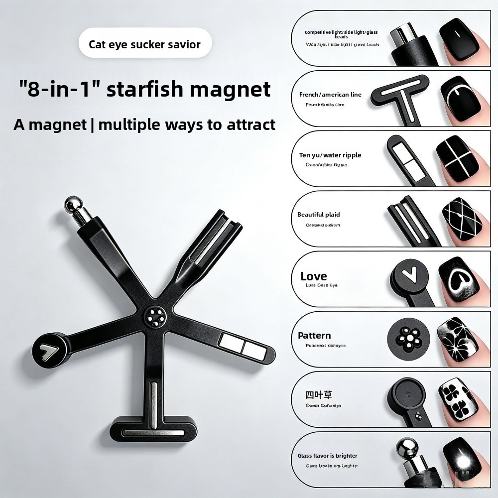 8 In 1 Starfish Cat Eye Magnet - Contour Palette Stick ulasan dan harga