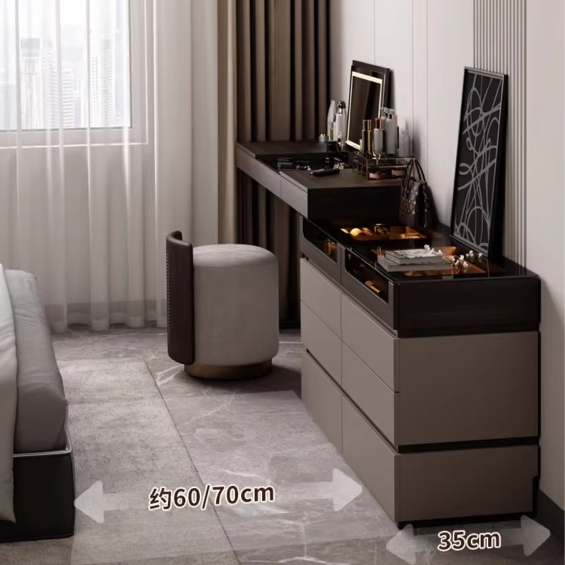 Women Organizer Luxury Dresser - Beauty Makeup Vanity Set ulasan dan harga
