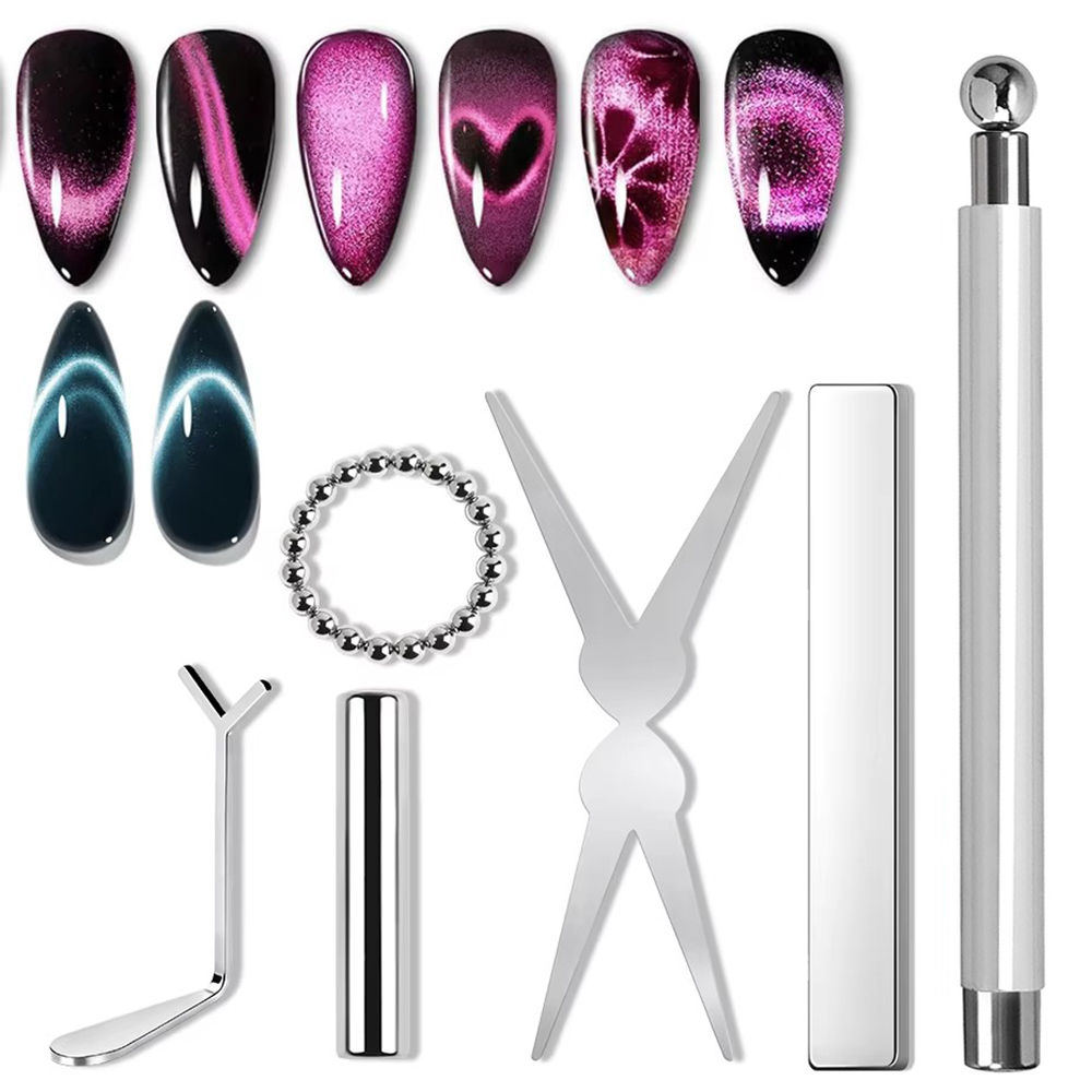 LULAA 1/6Pcs Nail Art Magnetic - Contour Palette Stick ulasan dan harga