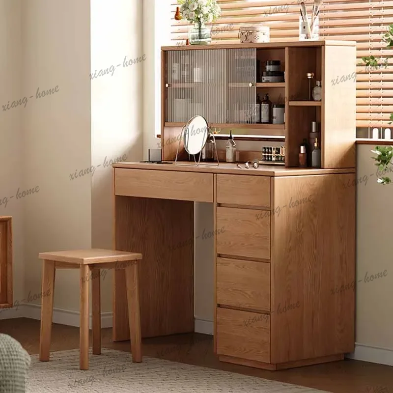 Wood Beauty Vanity Table Bedro - Beauty Without Makeup ulasan dan harga